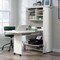 Space-Saving Armoire with Drop Leaf Desk and Adjustable Shelves for Home Office or Crafting